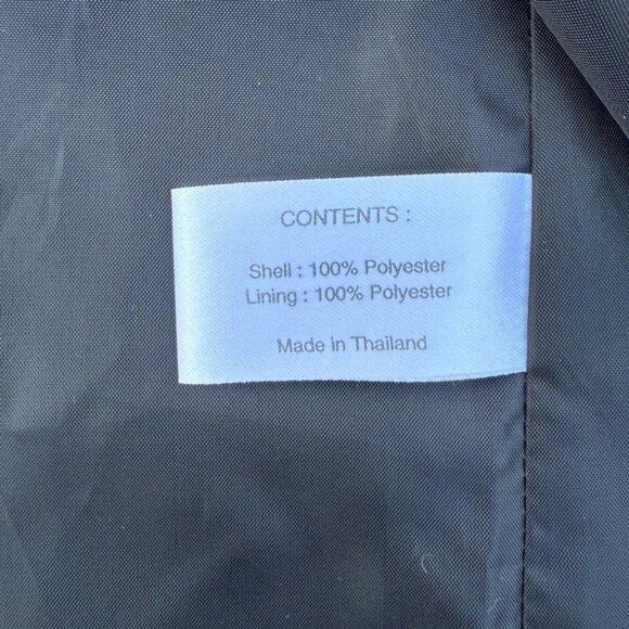 Gallery Sz 12 Full Length Winter Raincoat Black Removable Hood Trenchcoat - Picture 4 of 8